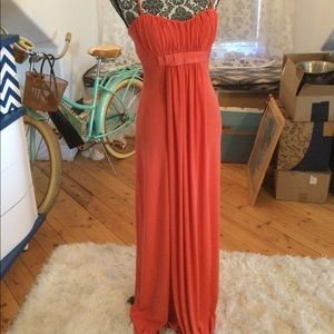 Fun formal empire style with a front scarf